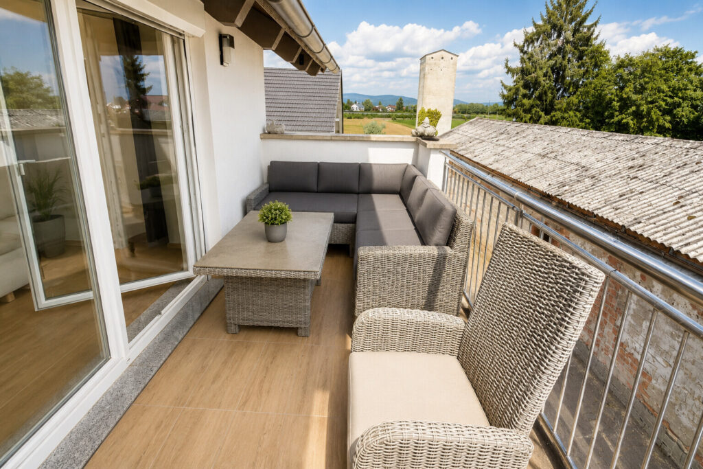 Moderne Maisonettewohnung mit Garten, Balkon & viel Privatsphäre — Foto 12