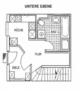 Eigennutzer aufgepasst – Attraktive 2-Zimmer Maisonette-Wohnung mit Tiefgarage_ Erbbaurecht — Foto 11