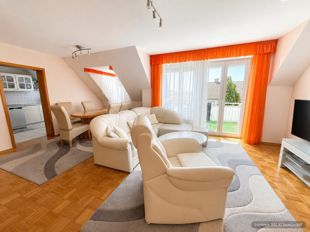 Langfristig vermietete 3- Zimmerwohnung mit Südbalkon und Tiefgaragenstellplatz — Foto 3